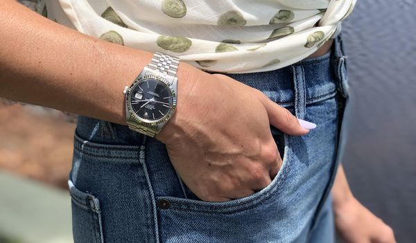 Our New York Business Development Manager, Daniella Rosa, shares her journey to her first vintage watch, a stainless steel Rolex Datejust ref. 16014 with a glossy black dial from 1978. 