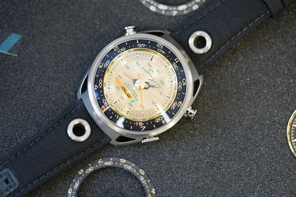 The Track 1 DLS is a customizable version of the company's original chronograph. 