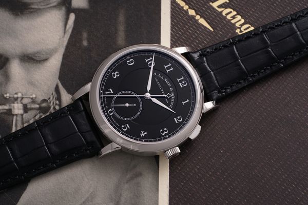 unique A. Lange & Sohne 1815 'Homage To Walter Lange' in stainless steel Phillips