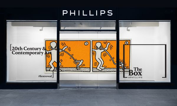 Each Friday, we'll be unveiling works from our upcoming 20th Century & Contemporary Art Evening Sale in New York. Next up in the Box @ Phillips, we're highlighting a monumental Keith Haring painting that reflects the artist's enduring interest in semiotics and storytelling.