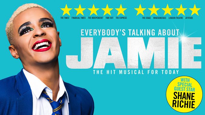 everybodys talking about jamie poster for the play performed in sheffield city centre