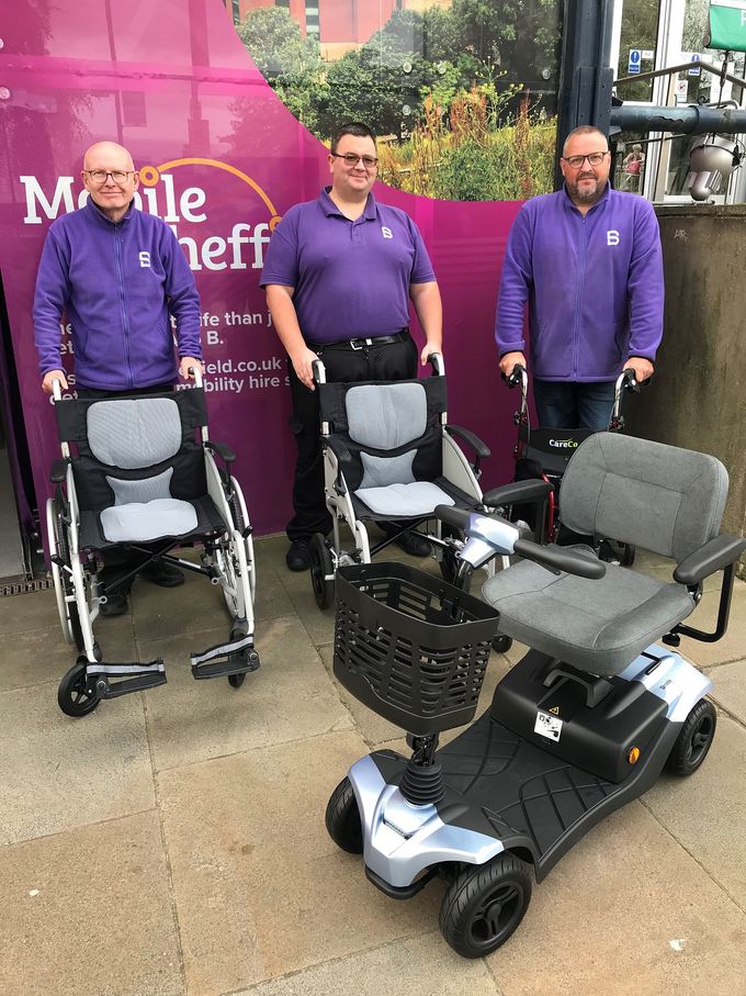 Mobile Sheffield is a Shop Mobility scheme based in Sheffield City Centre