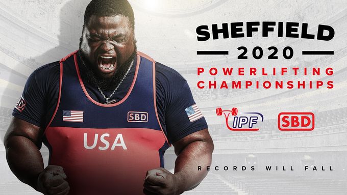 The Sheffield 2020 Powerlifting Championships promo poster